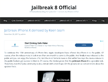 Tablet Screenshot of jailbreak8.com